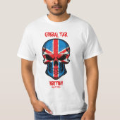 Gibraltar British est 1704 Scull T-Shirt (Voorkant)