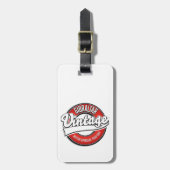 Gibraltar British Overseas Territory logo Bagagelabel (Voorkant verticaal)