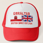 Gibraltar British Since Est.1704 Truckers Pet (Voorkant)
