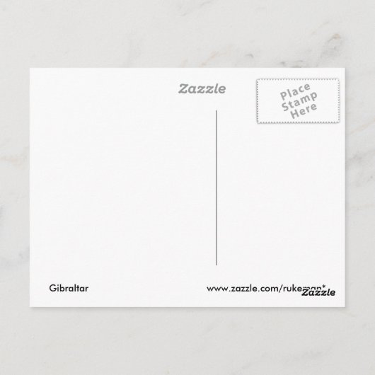 Gibraltar Cable Car Briefkaart (Achterkant)