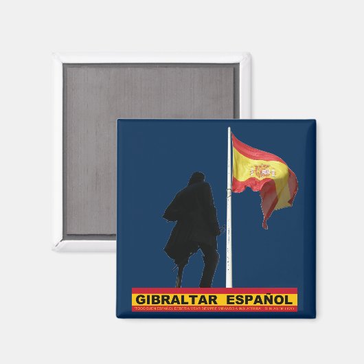 Gibraltar Español Magneet (Voorkant / Achterkant)