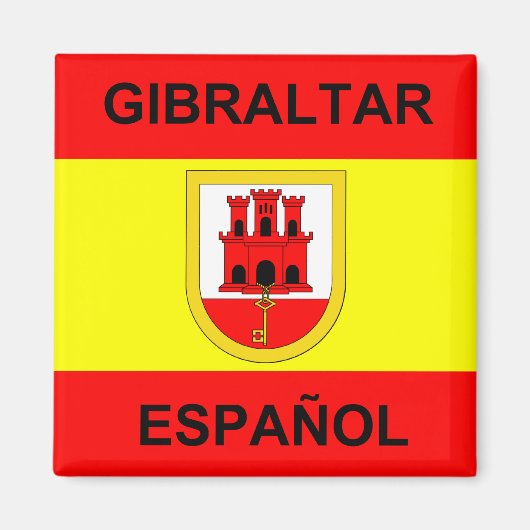 Gibraltar Espanol Magneet (Voorkant)