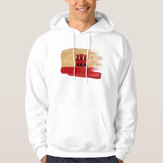 Gibraltar Flag Hoodie (Voorkant)