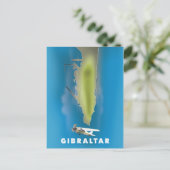 Gibraltar-kaart Briefkaart (Staand voorkant)