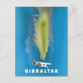 Gibraltar-kaart Briefkaart (Voorkant)