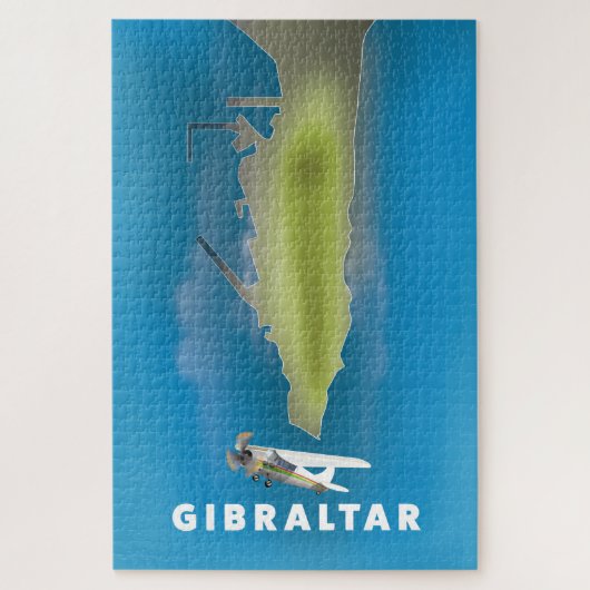 Gibraltar-kaart Legpuzzel (Verticaal)