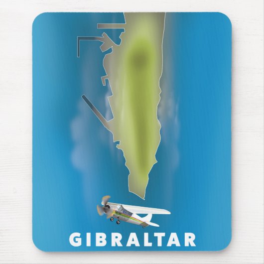 Gibraltar-kaart Muismat (Voorkant)