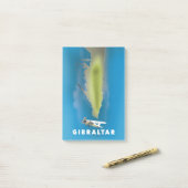 Gibraltar-kaart Post-it® Notes (Op bureau)