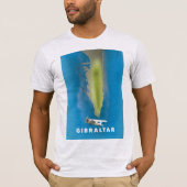 Gibraltar-kaart T-shirt (Voorkant)