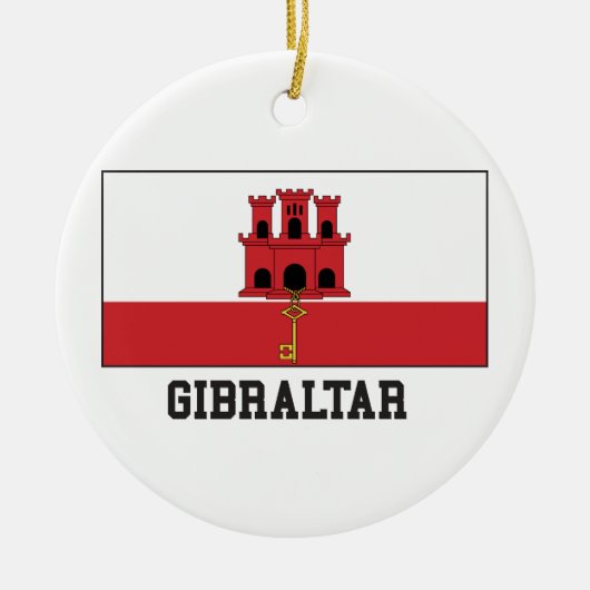 Gibraltar Keramisch Ornament (Voorkant)