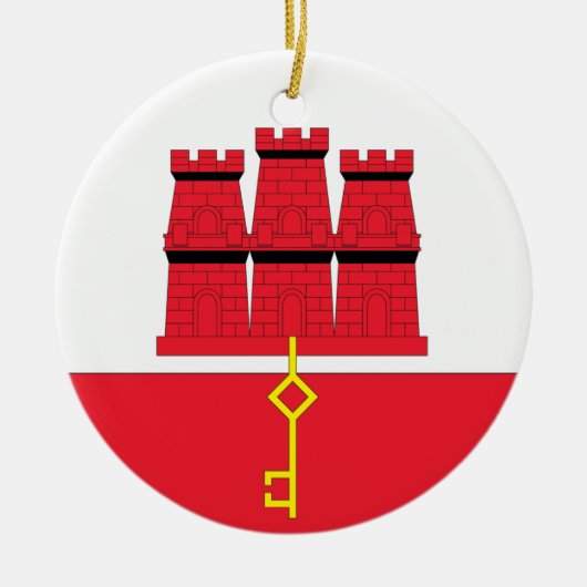 Gibraltar Keramisch Ornament (Voorkant)