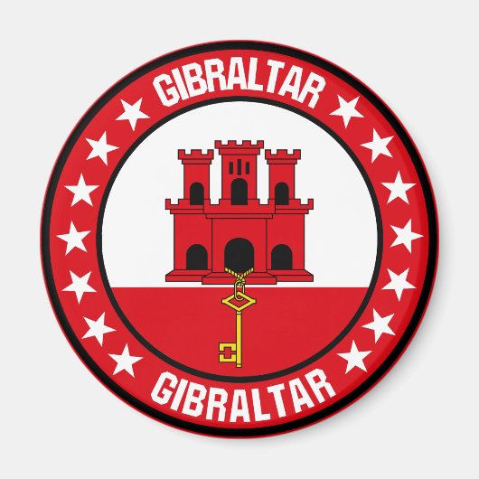 Gibraltar Magneet (Voorkant)