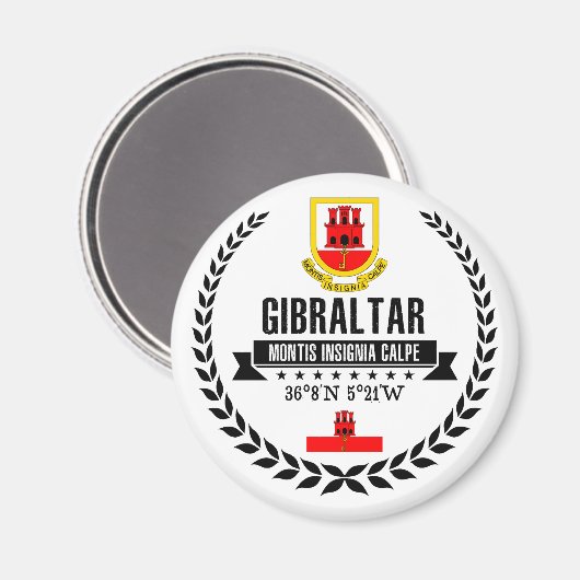 Gibraltar Magneet (Voorkant / Achterkant)