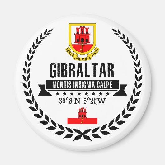 Gibraltar Magneet (Voorkant)