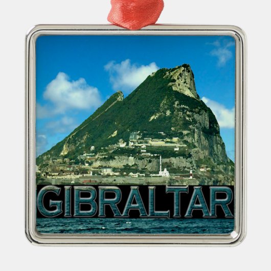 Gibraltar Metalen Ornament (Voorkant)