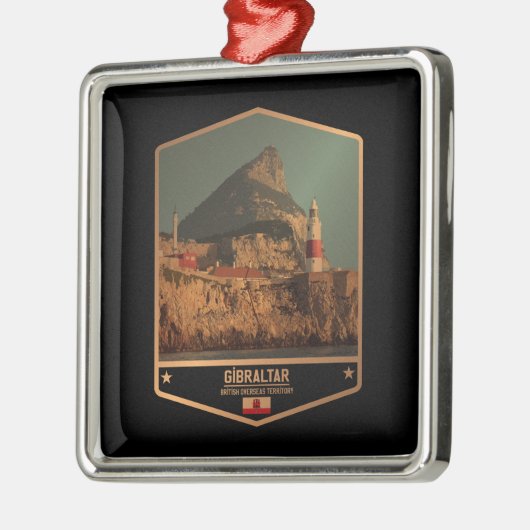 Gibraltar Metalen Ornament (Links)