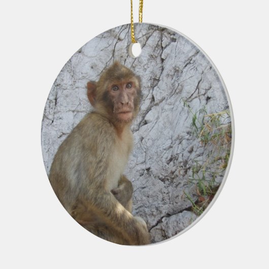 Gibraltar Monkey-versiering Keramisch Ornament (Links)