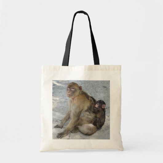 Gibraltar Monkeys - kies stijl & kleur Tote Bag (Voorkant)