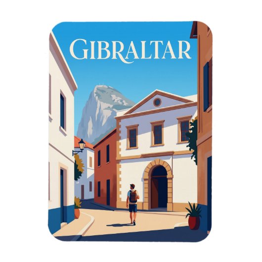 Gibraltar Nationaal Museum Gibraltar Magneet (Verticaal)