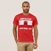 Gibraltar National Day T-Shirt Design (Voorkant volledig)
