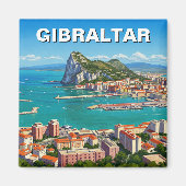 Gibraltar Reizen Magneet (Voorkant)