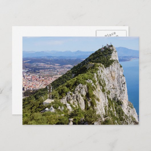 Gibraltar Rock Briefkaart (Voorkant / Achterkant)