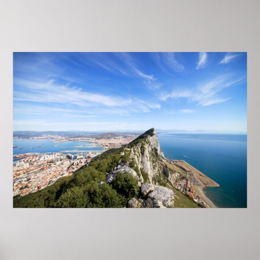 Gibraltar Rock Poster (Voorkant)