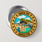 Gibraltar Ronde Button 7,6 Cm (Voorkant /achterkant)