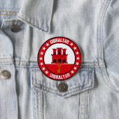 Gibraltar Ronde Button 7,6 Cm (In situ)