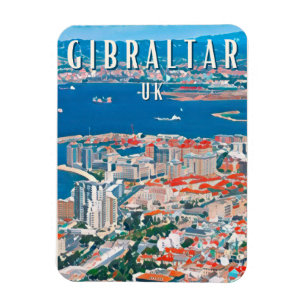 Gibraltar, rotsstad en kliffen magneet