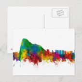 Gibraltar Skyline Briefkaart (Voorkant / Achterkant)
