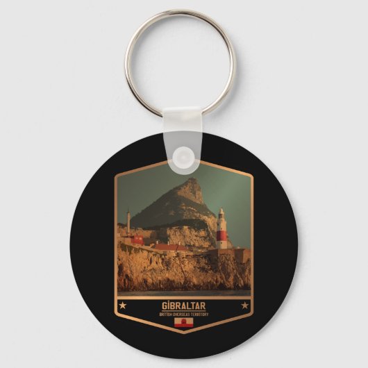 Gibraltar Sleutelhanger (Voorkant)
