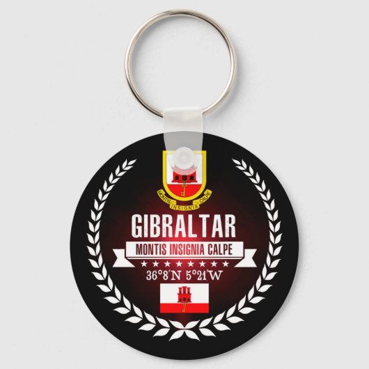 Gibraltar Sleutelhanger (Voorkant)