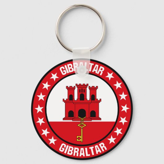 Gibraltar Sleutelhanger (Voorkant)