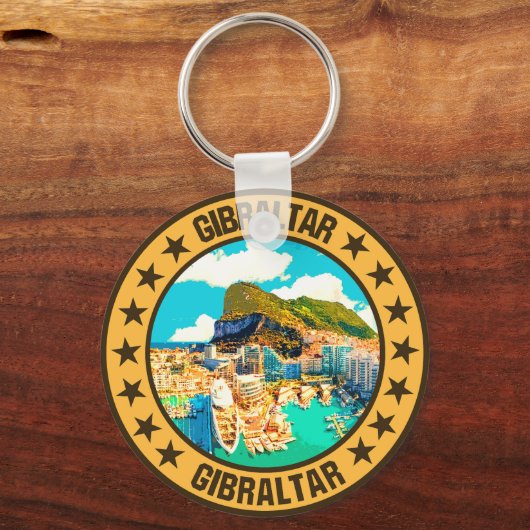 Gibraltar Sleutelhanger (Achterkant)