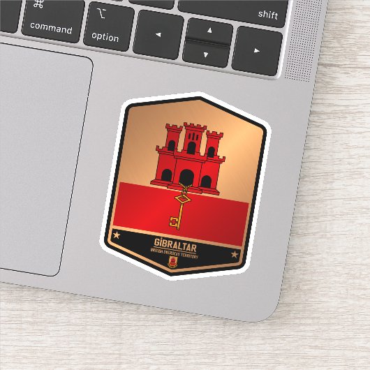 Gibraltar Sticker (Detail)