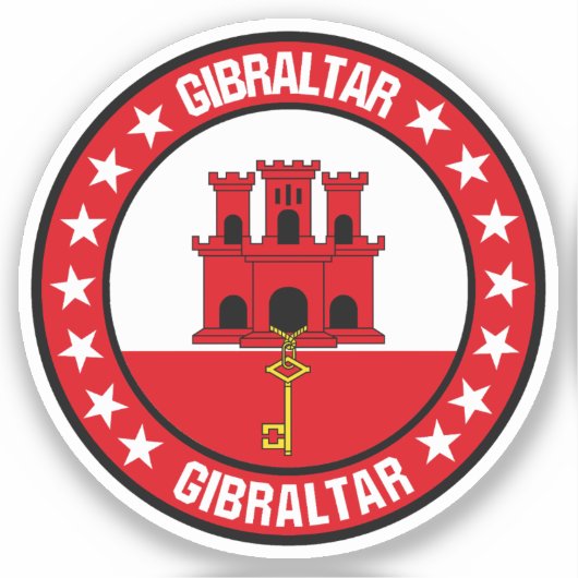 Gibraltar Sticker (Voorkant)