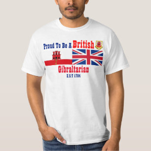 Gibraltar trots om Brits Gibraltar T-Shirt te zijn