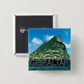 Gibraltar Vierkante Button 5,1 Cm (Voorkant /achterkant)