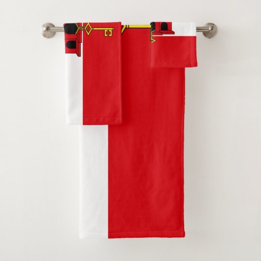 Gibraltar-vlag Bad Handdoek (Insitu)