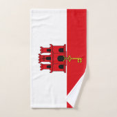 Gibraltar-vlag Bad Handdoek (Handdoek)