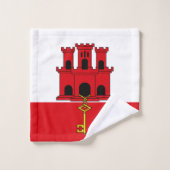 Gibraltar-vlag Bad Handdoek (Wasdoekje)