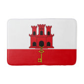 Gibraltar-vlag Badmat (Voorkant)