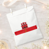 Gibraltar-vlag Bedankzakje (Geknipt)