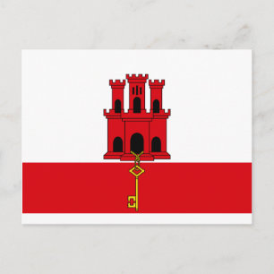 Gibraltar-vlag Briefkaart
