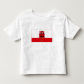 Gibraltar-vlag Kinder Shirts (Voorkant)