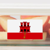 Gibraltar-vlag Labels (Aangebracht)