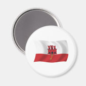 Gibraltar Vlag Magneet (Voorkant / Achterkant)