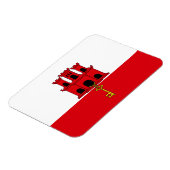 Gibraltar-vlag Magneet (Linkerzijde)