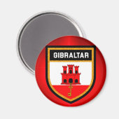 Gibraltar-vlag Magneet (Voorkant / Achterkant)